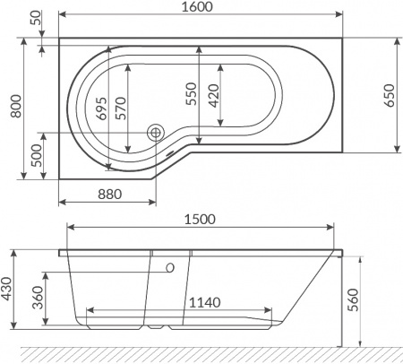 ��������� ����� Excellent Be Spot WAEX.BSL16.RELAX 160x80 L