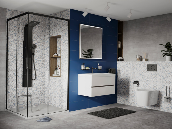 �������� ������ ��������� Aquanet Betto 2.0 W rimless + ������� ����������� ��� �������� Geberit Duofix 458.128.21.1 4 � 1 � ������� �����