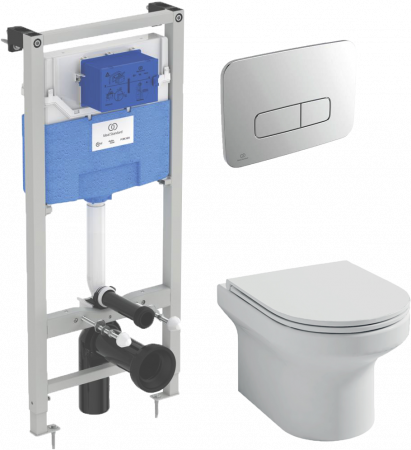 ��������  ������ ��������� Jacob Delafon Elite EDX114RU-00 ������������ + ����������� Ideal Standard ProSys 120P R027767 + ������ ����� ����