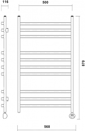 ����������������� ������������� Domoterm ������� �10 50x80, �������� ������, R