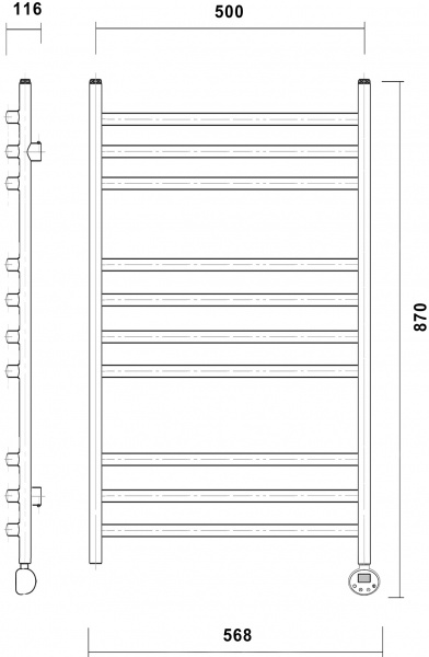 ����������������� ������������� Domoterm ������� �10 50x80, �������� ������, R