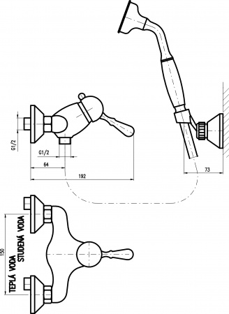  Rav Slezak Labe Mosaz L081.5/2SM  