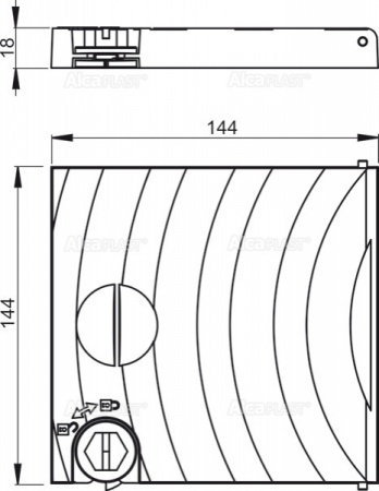 ��� �������� � ������� AlcaPlast AGV920R