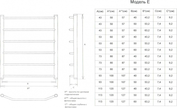 ����������������� ������� ���� E 60/50 1" - 1/2"