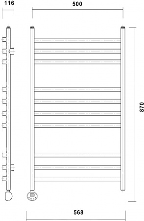 ����������������� ������������� Domoterm ������� �10 50x80, �������� ������, L