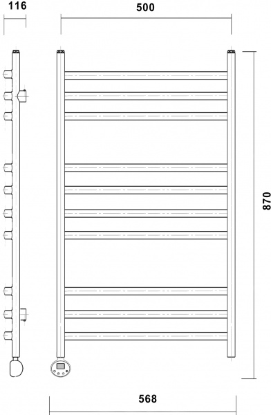 ����������������� ������������� Domoterm ������� �10 50x80, �������� ������, L