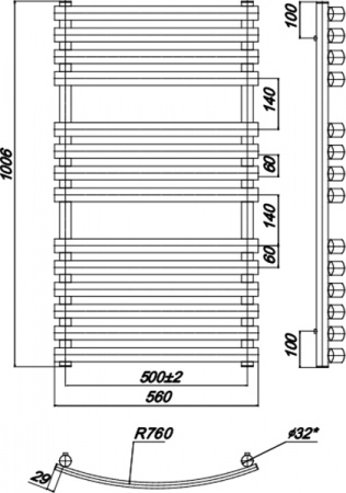 ����������������� ������� Ravak Elegance 500x1000