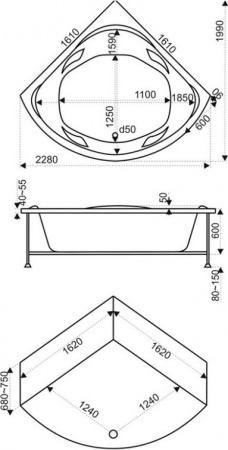 ��������� ����� Bas ������� 160x160 + �������� ��� ����