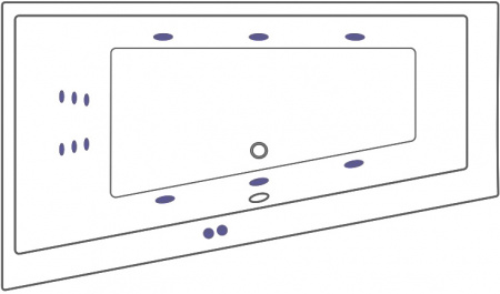 ��������� ����� Excellent Sfera WAEX.SFL17.LINE 170x100 L