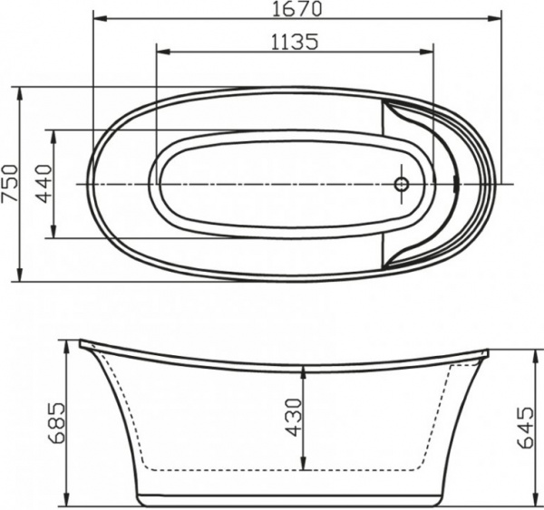 ��������� ����� BelBagno BB302 170x75