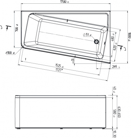 ��������� ����� Marka One Direct 170x100 R
