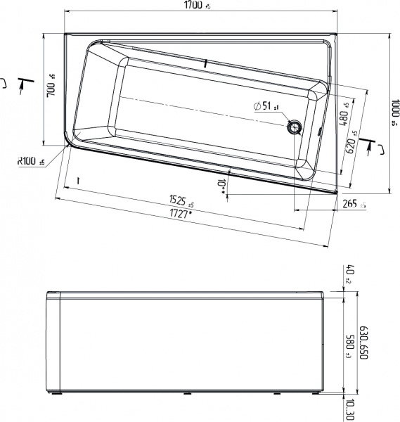 ��������� ����� Marka One Direct 170x100 R