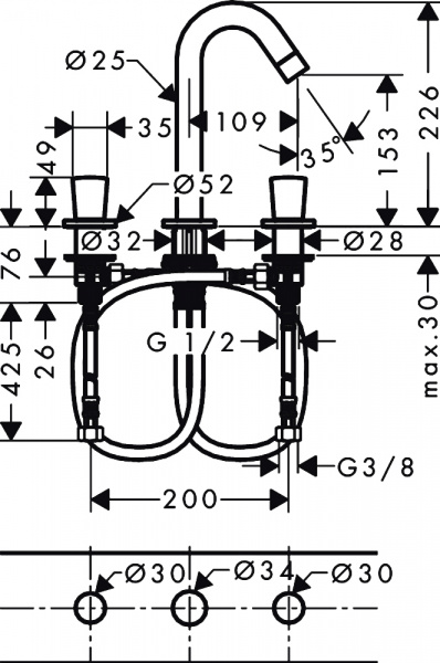 ��������� Hansgrohe Logis 71133000 ��� ��������