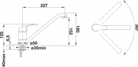 ��������� Blanco Daras 526233 ��� �������� �����