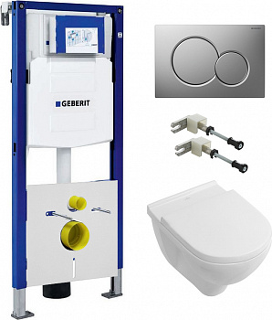 ��������  ������� ����������� ��� �������� Geberit Duofix UP 320 111.300.00.5 + ������ ��������� Villeroy & Boch O.Novo 5660HR01 alpin, ������������ +
