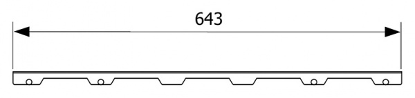 ������� Tece TECEdrainline Steel II 6 007 82 70 �� ���������