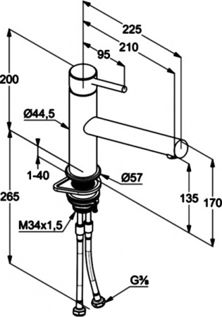 ��������� Kludi Steel 44850F860 ��� �������� �����