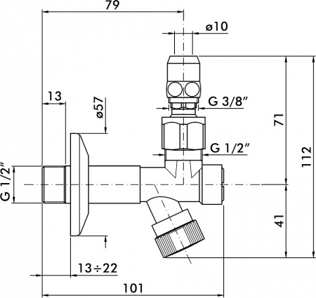 ������� Nicolazzi Doccia 5578CRCOPPIA �������, 2 ��.