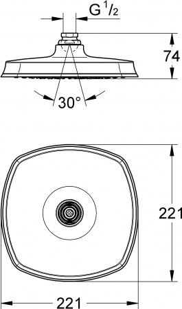������� ��� Grohe Rainshower Grandera 210 27974000