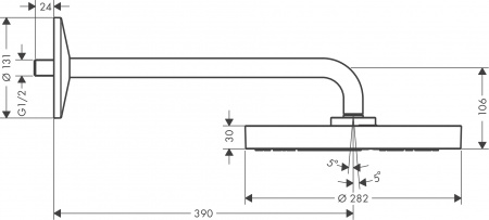 ������� ��� Axor One 48491250 ����������� ������