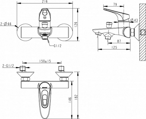 ������� �������� Bravat Drop-D F00312C 3 � 1