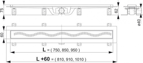   AlcaPlast APZ8-Simple 850M    