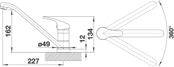 ��������� Blanco Daras-F 521751 ��� �������� �����