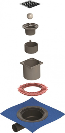 ������� ���� Berges Wasserhaus Zentrum Antik 090365 15x15 ��