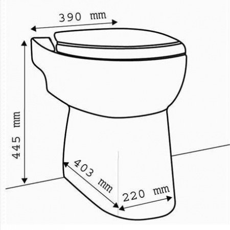 SFA Sanicompact C43 Silence ECO+ / �������� ����������� ������ � �������-�������������