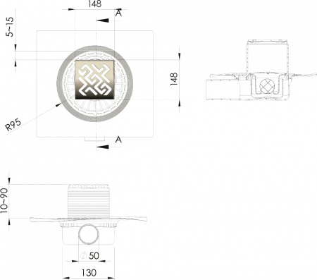   Berges Wasserhaus Zentrum Antik 094365 15  15 , 