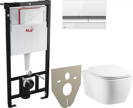 ��������  ������ ��������� BelBagno Genova BB1102CH � ������� + ������� ����������� AlcaPlast AM101/1120-4:1RS M1720-1-001