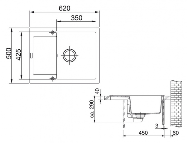 ����� �������� Franke Maris MRG 611� �������