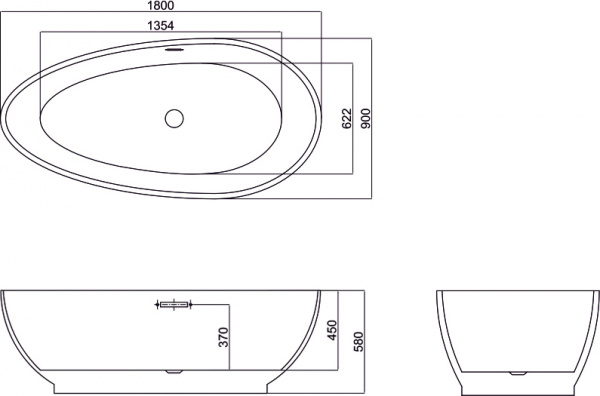 ��������� ����� Black&White Swan SB106 180x90