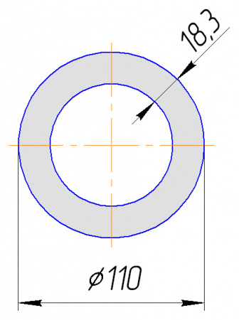 ����� ���������������� Kalde PN20 110�18,3 (������: 4 �)