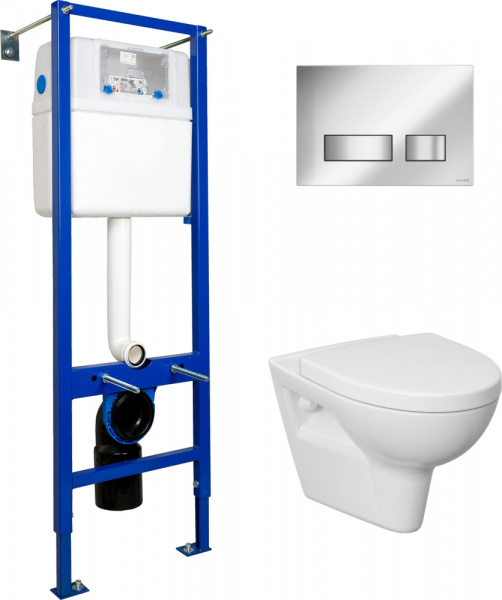 �������� ������ Cersanit Parva new clean on � ����������� + ����������� Cersanit Link Pro � ������� ����� ����