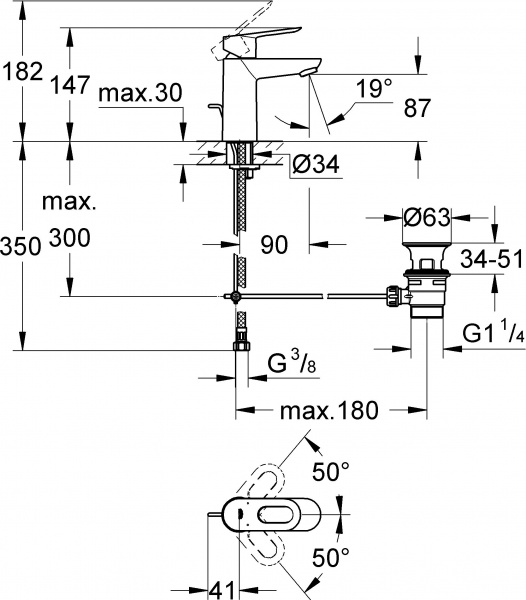 ��������� Grohe BauLoop 23335000 ��� ��������