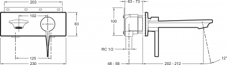 ��������� Jacob Delafon Stance E9106-CP � ���������� ������, ��� ��������
