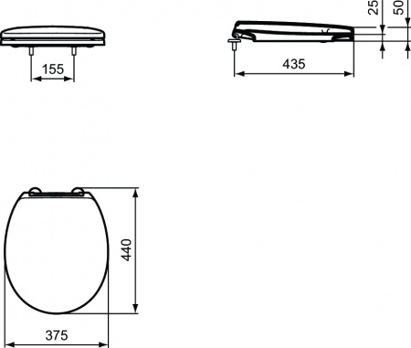   Ideal Standard Contour P243001 + S406501