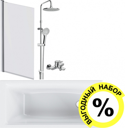 ��������� ����� AM.PM Gem 150�70 � ������� ���������� + ������ W90BS-D080-140 + ���������� AM.PM �� 30 ���� �������� �� �����������