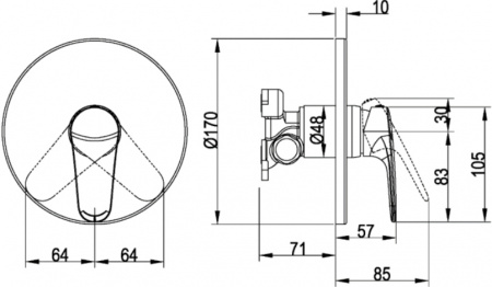 ��������� Villeroy & Boch O.novo Start TVS10535211061 ��� ����