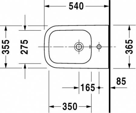 ���� ��������� Duravit Happy D.2 2258150000