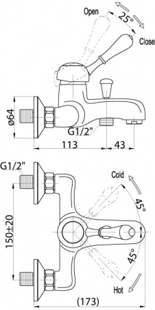��������� BelBagno Unique VASM-CRM ��� ����� � �����