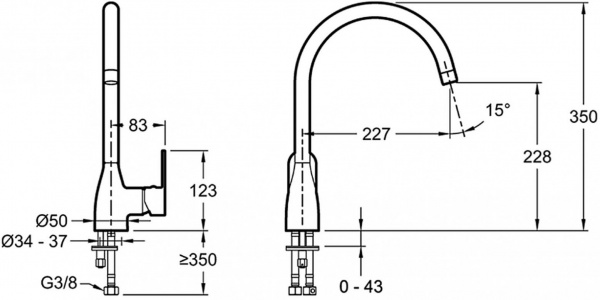 ��������� Jacob Delafon Marie E21151-CP ��� �������� �����