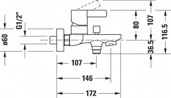 ��������� Duravit D-Neo DE5230000010 ��� ����� � �����