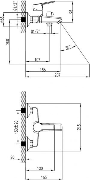 ��������� Milardo Stripe STRSB02M02 ��� ����� � �����