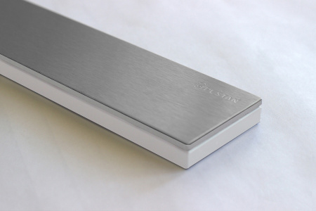   Pestan Confluo Frameless Line 300 white glass