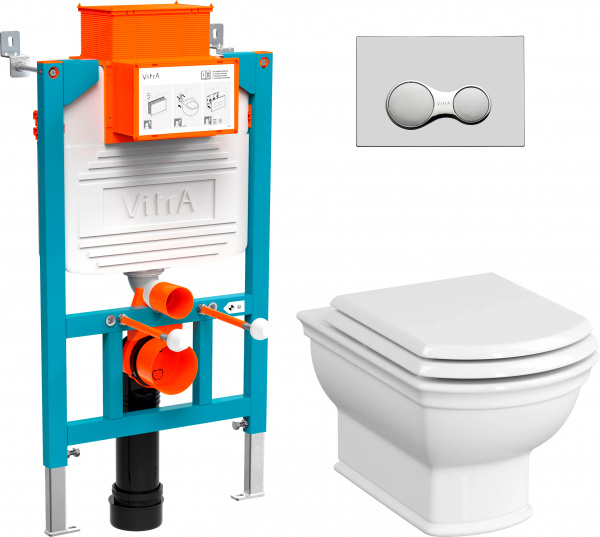 ��������  ������� ����������� VitrA 800-2017 � ������� �����, ���� + ���� ��� ������� ���������� VitrA Valarte 7805B003-0075 + ������-������� VitrA Valarte 124-003-009 � �����������