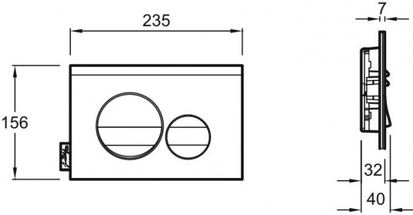 ������ ����� Jacob Delafon E20859-CP-MWH �����/����