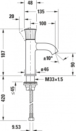 ��������� Duravit White Tulip WT1010002010 ��� ��������