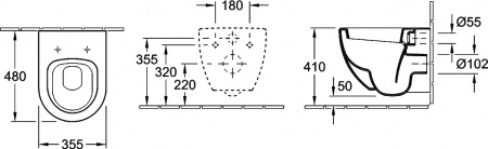 ������ ��������� Villeroy & Boch Subway 6604 1001 �����������, alpin